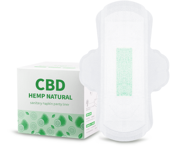 CBD Sanitaty Pad Natural hemp Anti-bacterial