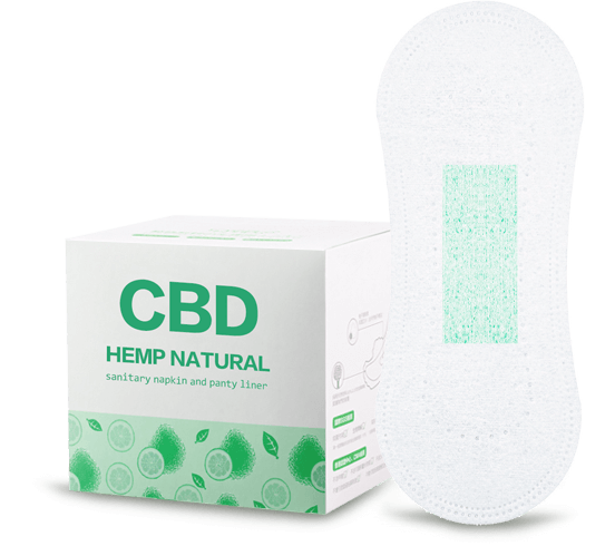 CBD hemp natural sanitary panty liner
